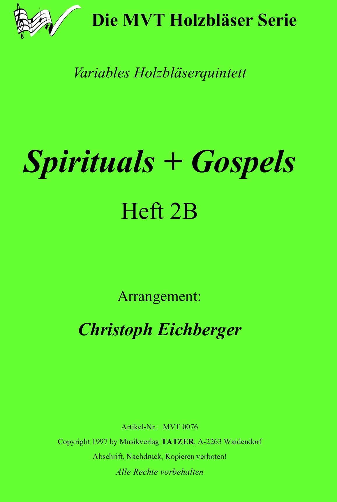 Gospels + Spirituals 2B (A-B), Christoph Eichberger
